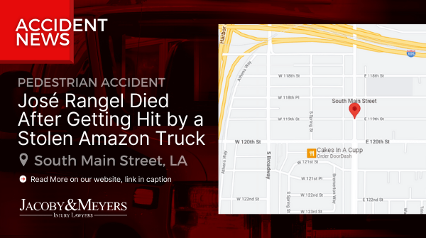 Location Map of Accident Jose Rangel on S Main Street LA