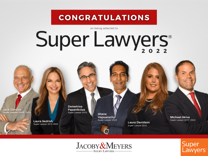 Accident lawyers recognized as Super Lawyers 2022