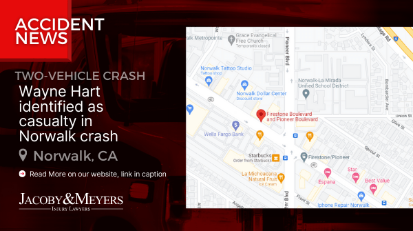 Firestone Boulevard car crash location