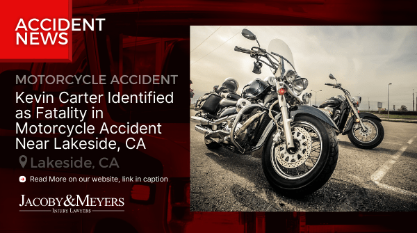 Kevin Carter Identified as Fatality in Motorcycle Accident Near Lakeside, CA
