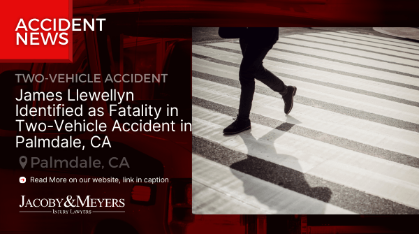 James Llewellyn Identified as Fatality in Two-Vehicle Accident in Palmdale, CA