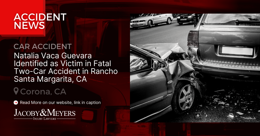 Natalia Vaca Guevara Identified as Victim in Fatal Two-Car Accident in Rancho Santa Margarita, CA