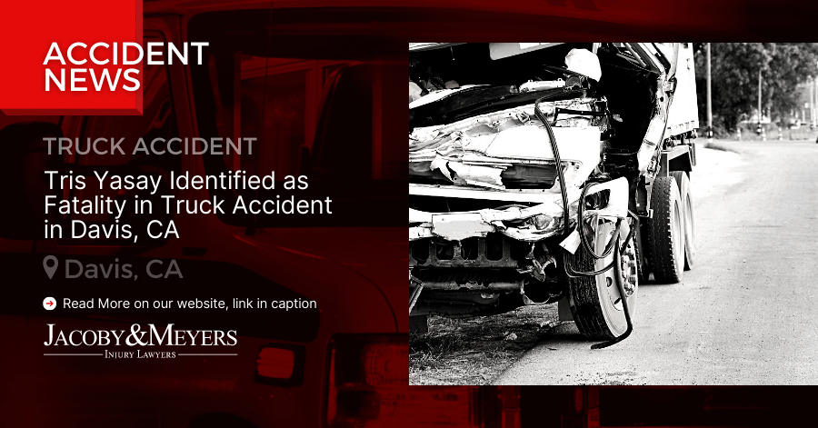 Tris Yasay Identified as Fatality in Truck Accident in Davis, CA