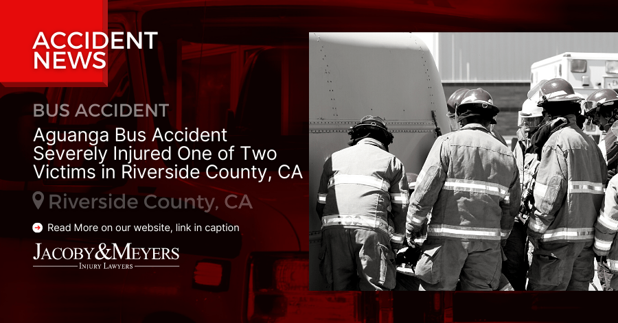 Aguanga Bus Accident Severely Injured One of Two Victims in Riverside County, CA