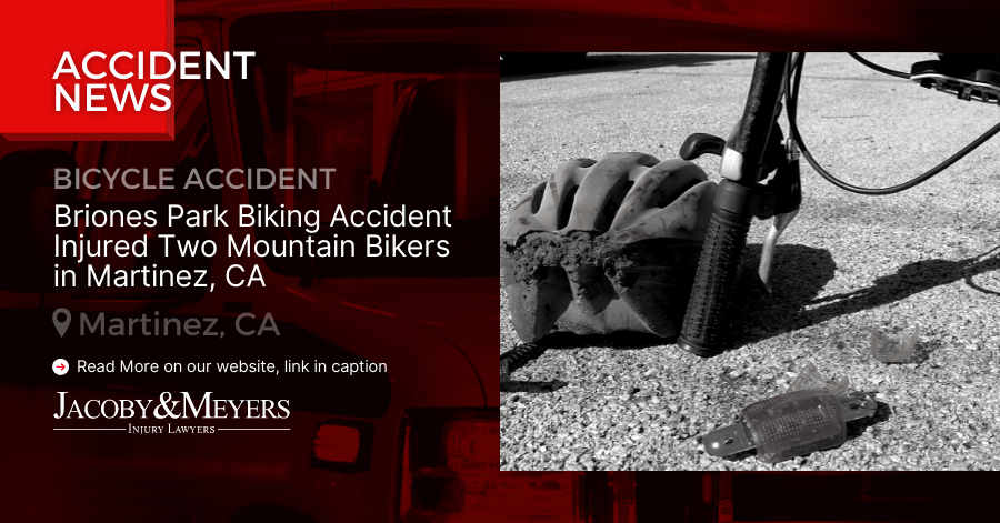 Briones Park Biking Accident Injured Two Mountain Bikers in Martinez, CA