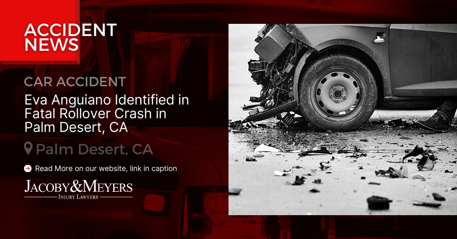 Eva Anguiano Identified in Fatal Rollover Crash in Palm Desert, CA