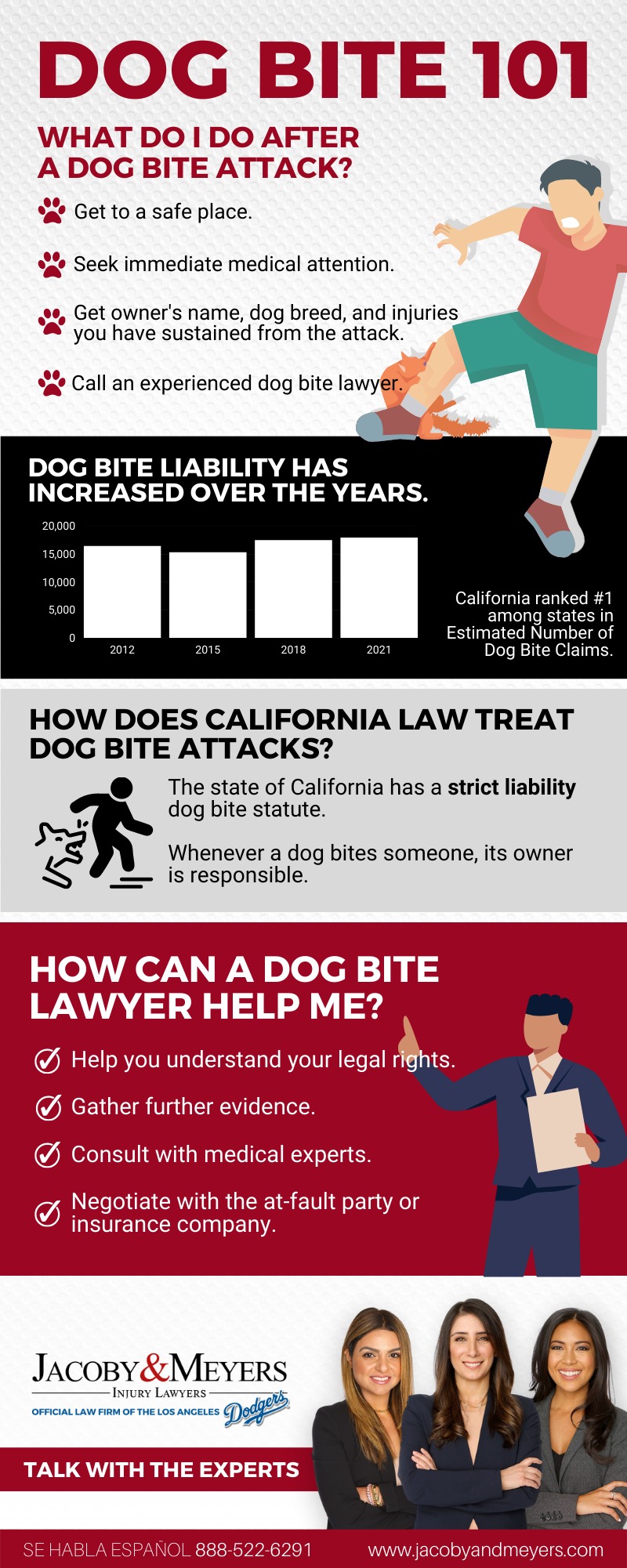 How can a dog bite lawyer help me infographic