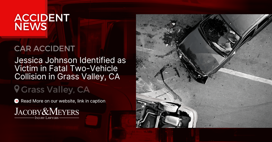 Jessica Johnson Identified as Victim in Fatal Two-Vehicle Collision in Grass Valley, CA
