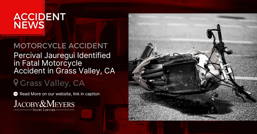 Percival Jauregui Identified in Fatal Motorcycle Accident in Grass Valley, CA
