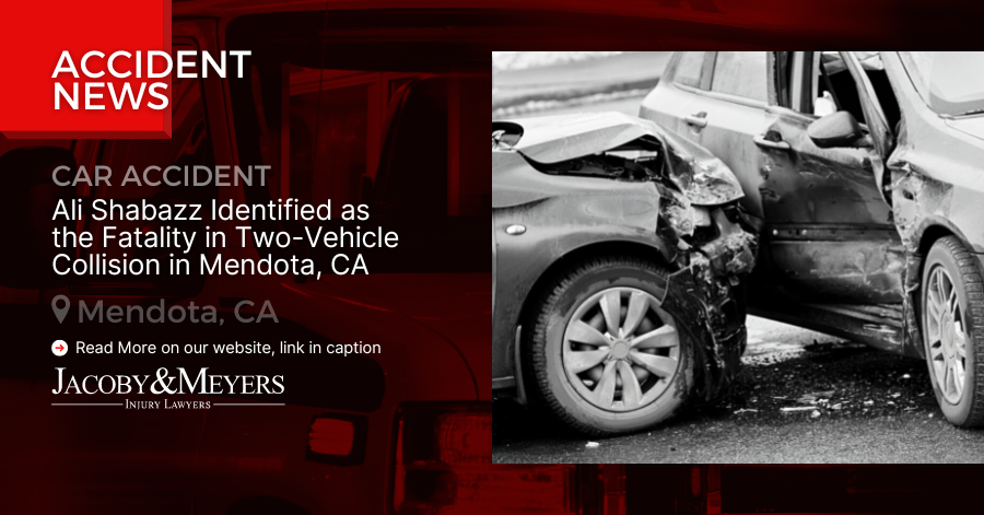 Ali Shabazz Identified as the Fatality in Two-Vehicle Collision in Mendota, CA