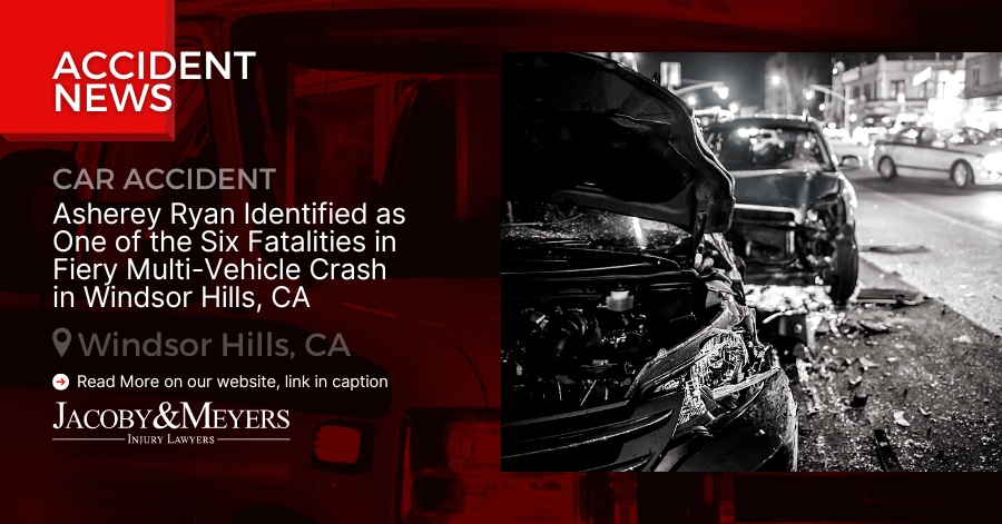 Asherey Ryan Identified as One of the Six Fatalities in Fiery Multi-Vehicle Crash in Windsor Hills, CA