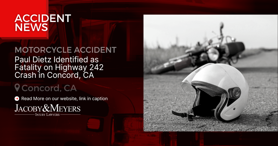 Paul Dietz Identified as Fatality on Highway 242 Crash in Concord, CA