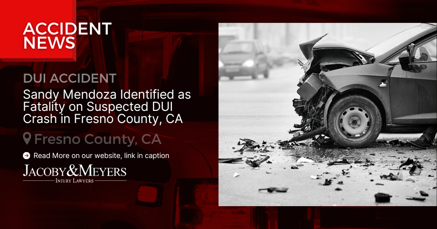 Sandy Mendoza Identified as Fatality on Suspected DUI Crash in Fresno County, CA