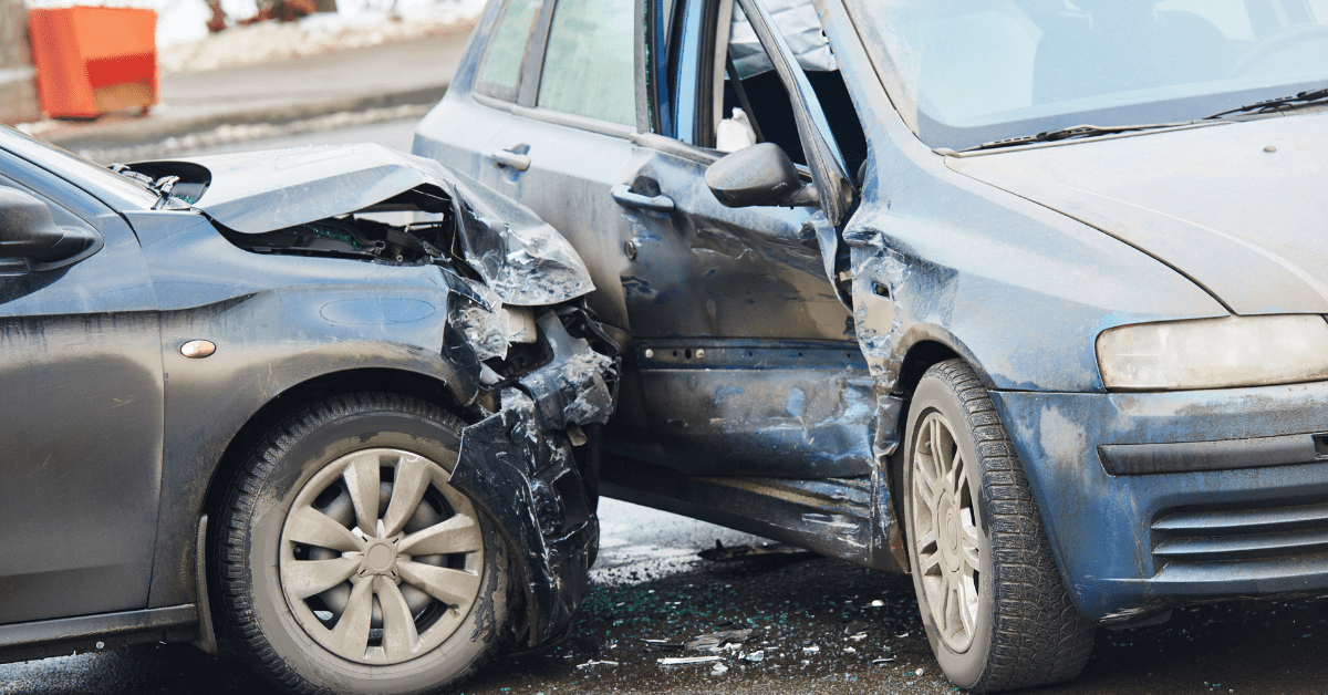 T-bone car crash