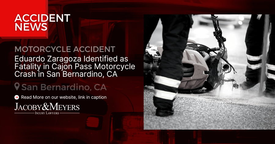 Eduardo Zaragoza Identified as Fatality in Cajon Pass Motorcycle Crash in San Bernardino, CA