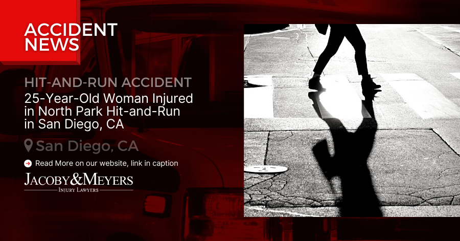 25-Year-Old Woman Injured in North Park Hit-and-Run in San Diego, CA
