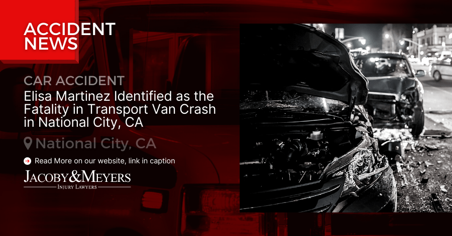 Elisa Martinez Identified as the Fatality in Transport Van Crash in National City, CA