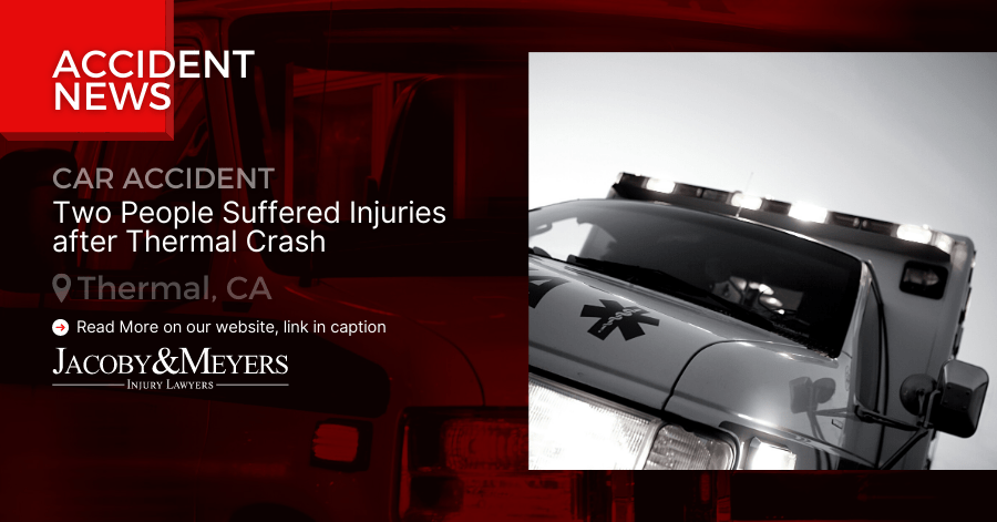 Two People Suffered Injuries after Thermal Crash