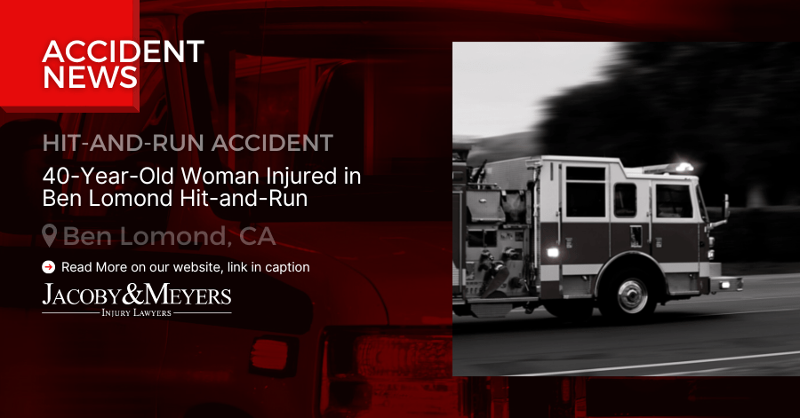 40-Year-Old Woman Injured in Ben Lomond Hit-and-Run
