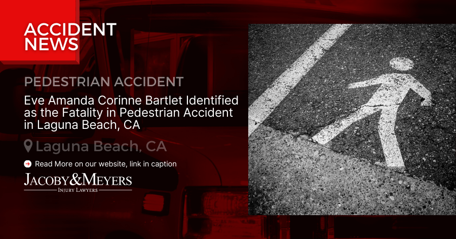 Eve Amanda Corinne Bartlet Identified as the Fatality in Pedestrian Accident in Laguna Beach, CA