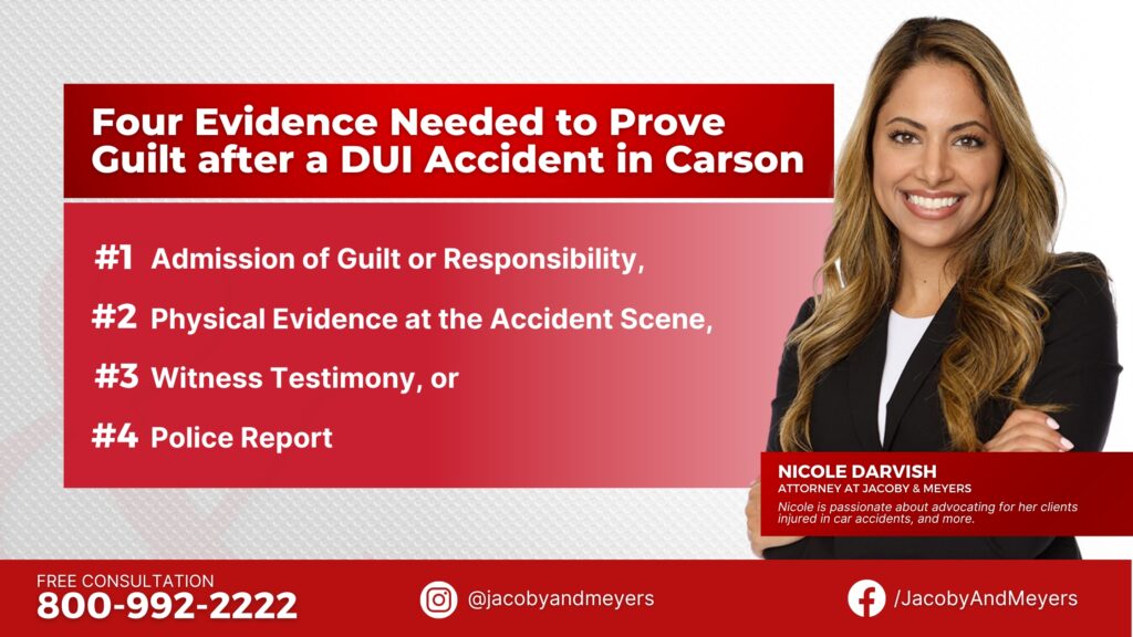 Four-Evidence-Needed-to-Prove-Guilt-after-a-DUI-Accident-in-Carson