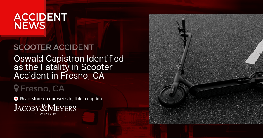 Oswald Capistron Identified as the Fatality in Scooter Accident in Fresno, CA