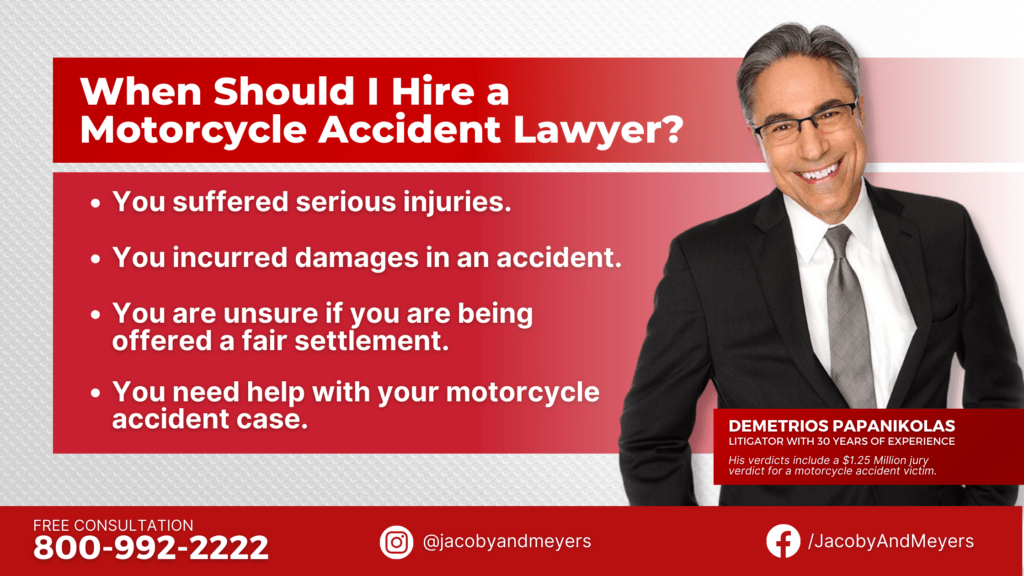 When Should I Hire a Motorcycle Accident Lawyer