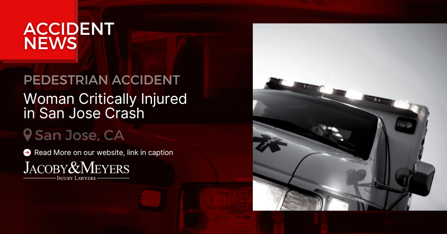 Woman Critically Injured in San Jose Crash