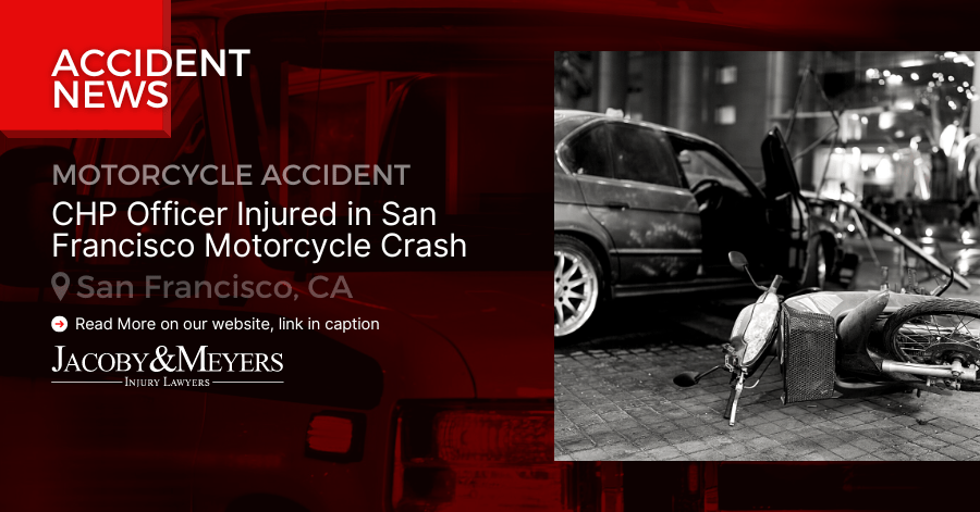 CHP Officer Injured in San Francisco Motorcycle Crash