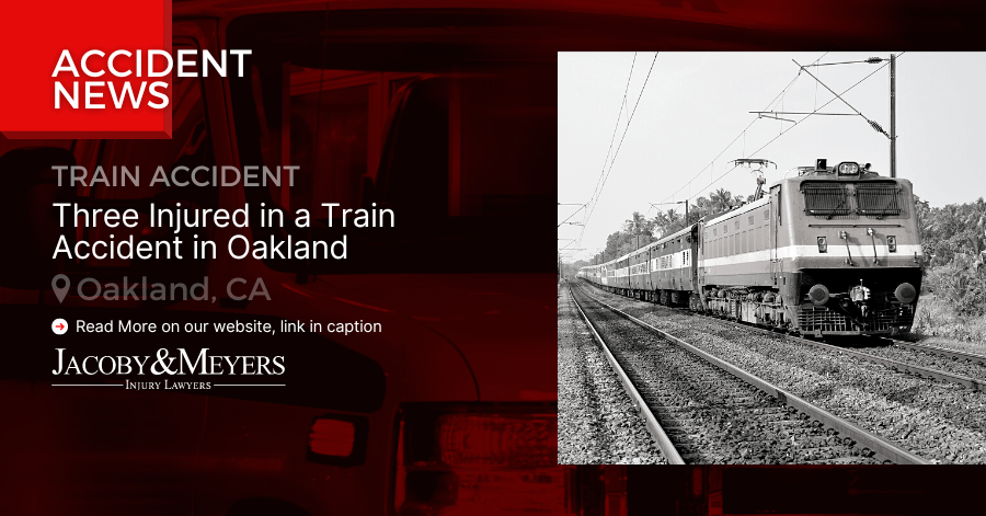 Three Injured in a Train Accident in Oakland