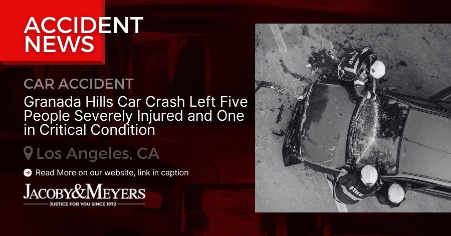 Granada Hills Car Crash Left Five People Severely Injured and One in Critical Condition