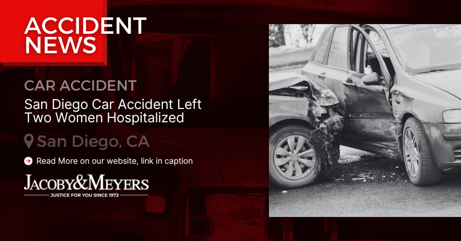 San Diego Car Accident Left Two Women Hospitalized