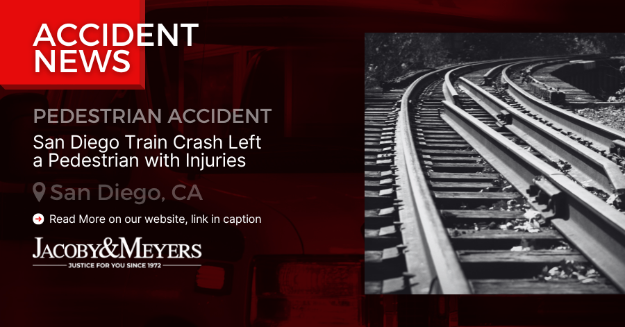 San Diego Train Crash Left a Pedestrian with Injuries