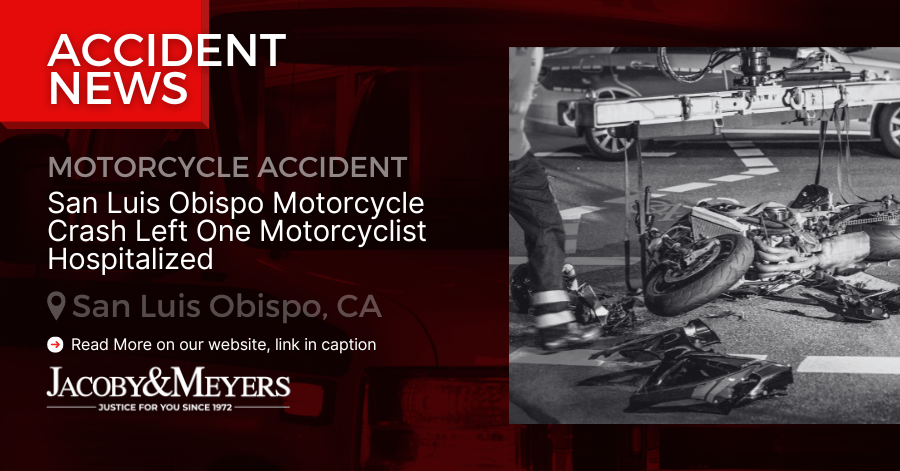 San Luis Obispo Motorcycle Crash Left One Motorcyclist Hospitalized