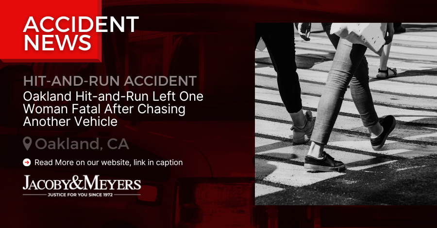 Oakland Hit-and-Run Left One Woman Fatal After Chasing Another Vehicle