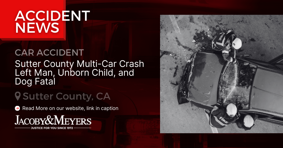 Sutter County Multi-Car Crash Left Man, Unborn Child, and Dog Fatal