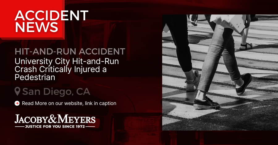 University City Hit-and-Run Crash Critically Injured a Pedestrian