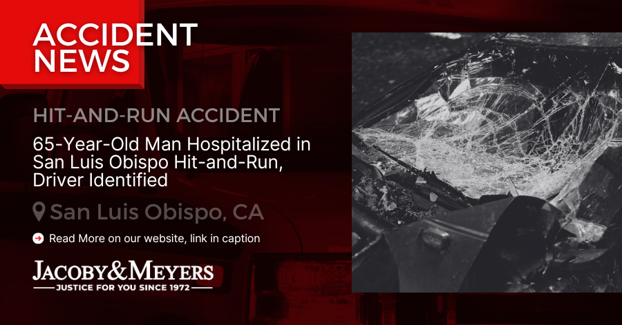 65-Year-Old Man Hospitalized in San Luis Obispo Hit-and-Run, Driver Identified