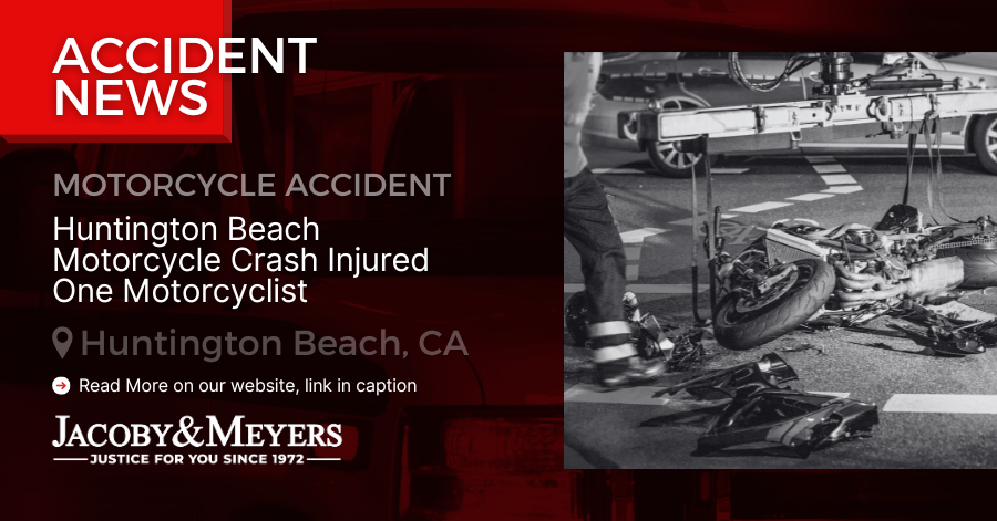Huntington Beach Motorcycle Crash Injured One Motorcyclist