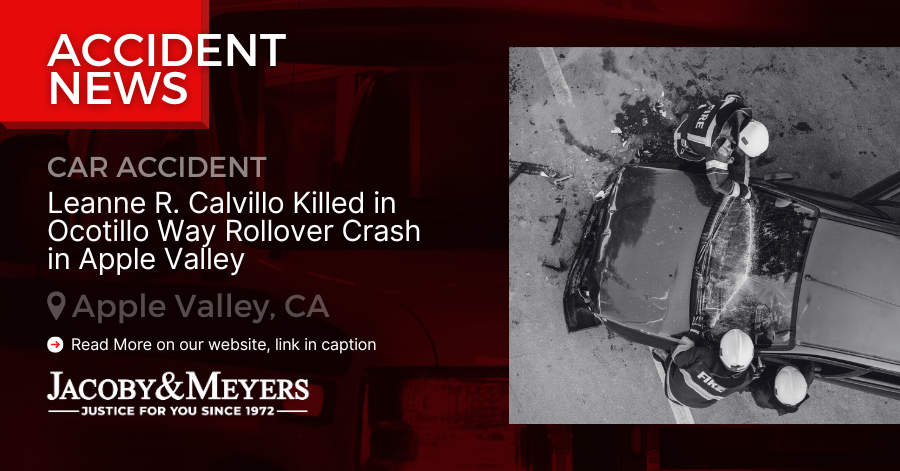 Leanne R. Calvillo Killed in Ocotillo Way Rollover Crash in Apple Valley