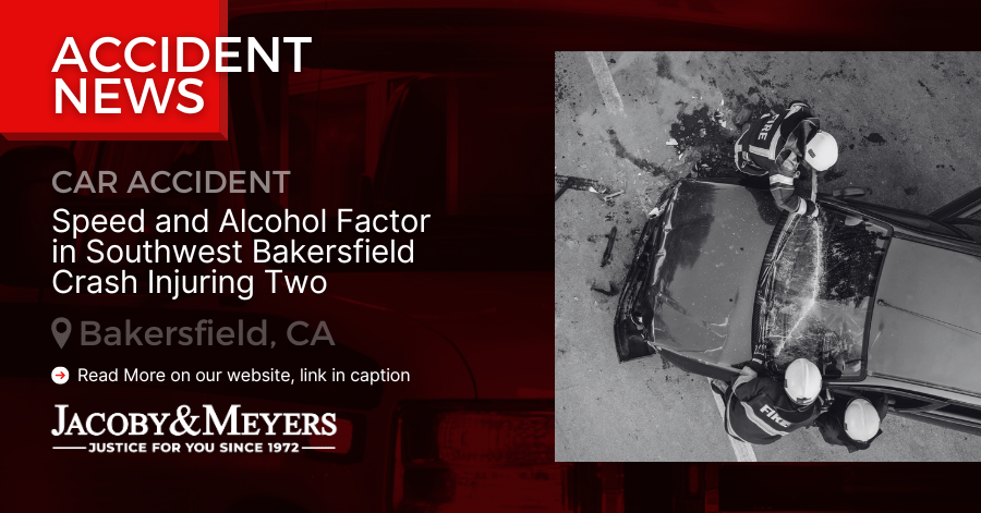 Speed and Alcohol Factor in Southwest Bakersfield Crash Injuring Two