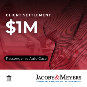 $1M in Passenger v Auto Accident Case