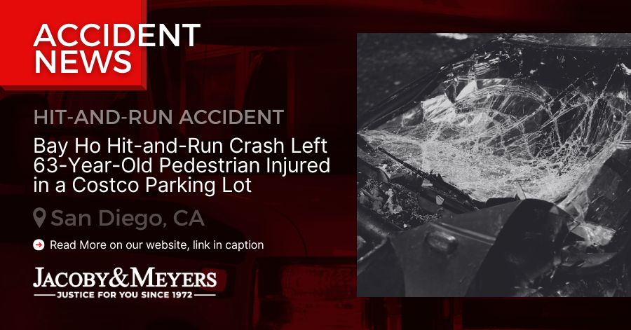 Bay Ho Hit-and-Run Crash Left 63-Year-Old Pedestrian Injured in a Costco Parking Lot