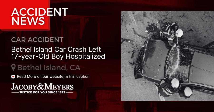 Bethel Island Car Crash Left 17-year-Old Boy Hospitalized