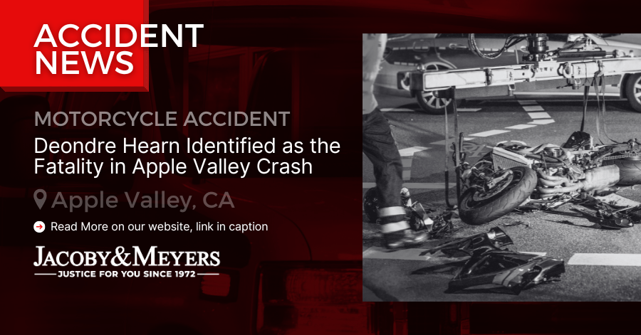 Deondre Hearn Identified as the Fatality in Apple Valley Crash