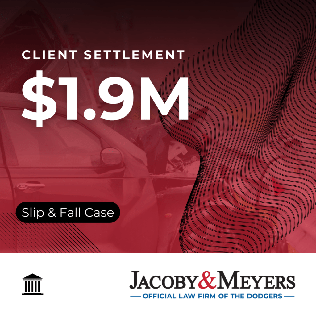 $1.9 Million Settlement in a Slip & Fall Case