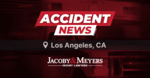LA Coliseum car crash