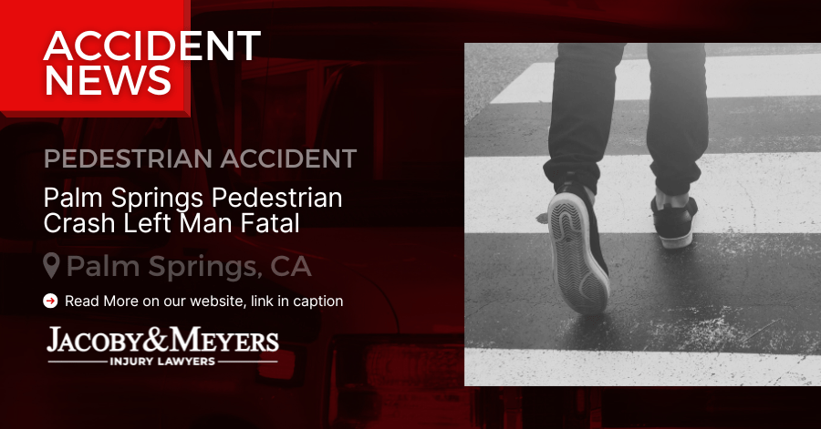 Palm Springs pedestrian crash