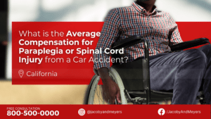 What is the Average Compensation for Paraplegia or Spinal Cord Injury from a Car Accident?