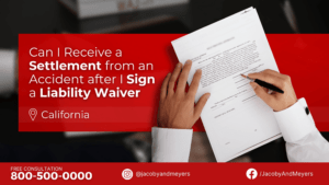 Can I Receive a Settlement from an Accident after I Sign a Liability Waiver